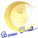 Gif animé bonne nuit lune